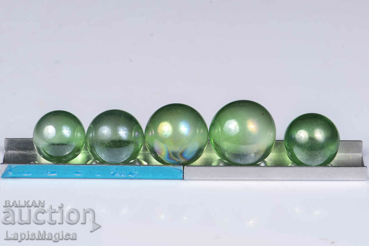 Sphere of green aura quartz - price for 1 piece