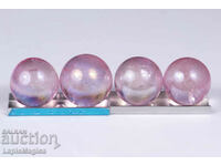 Rose aura quartz sphere - price for 1 piece