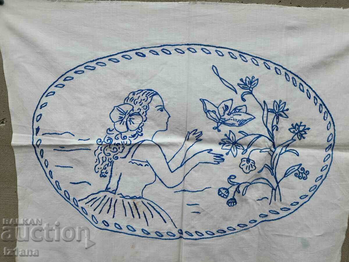 Vintage embroidered pillowcase with price 22.00 BGN | € 11.25 Vintage embroidered pillowcase with price 22.00 BGN | € 11.25