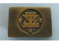 RARE OLD STUDENT SOCCER BELT BUCKLE