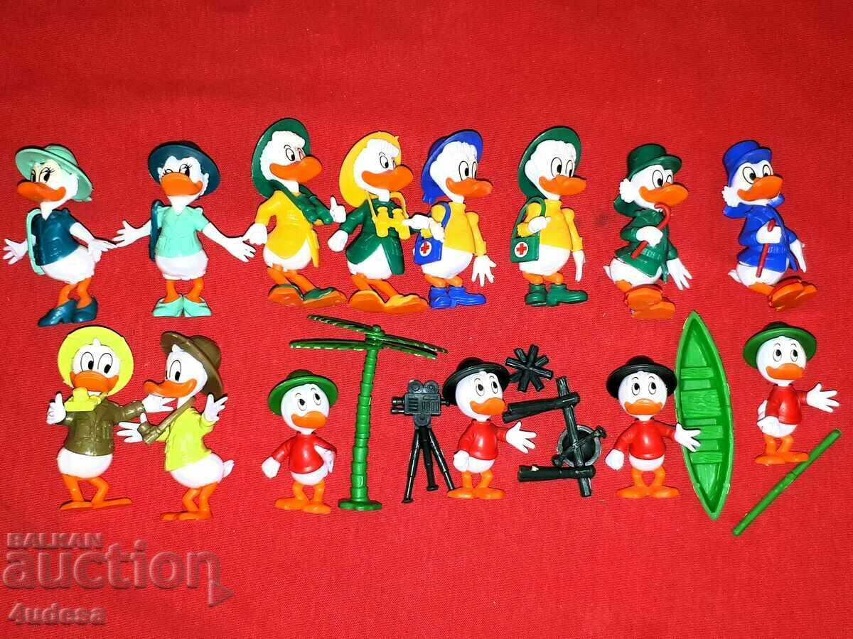 Φιγούρες Kinder Kinder από τη σειρά Donald Duck του 1989.
