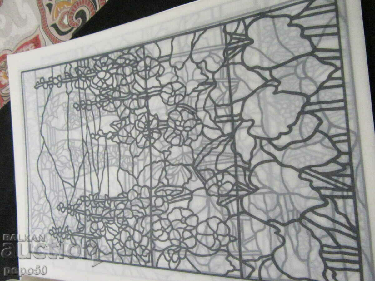 "TIFFANY" STAINED GLASS /Coloring book/ - 5 "TIFFANY" STAINED GLASS /Coloring book/ - 5