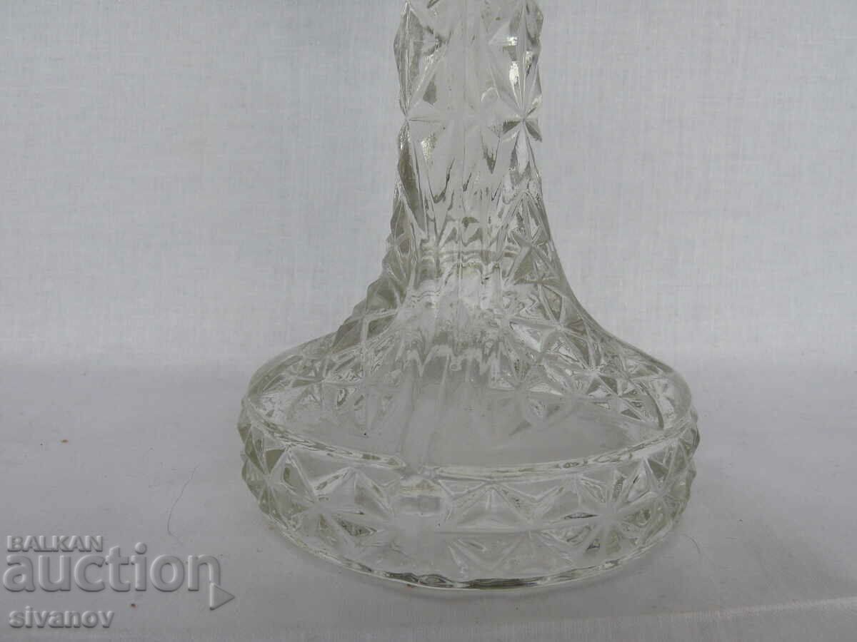 Interesting old crystal glass six-pack #2009 with price 14.99 BGN | € 7.66