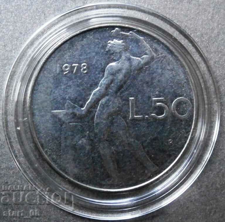 Italy 50 Lire 1978