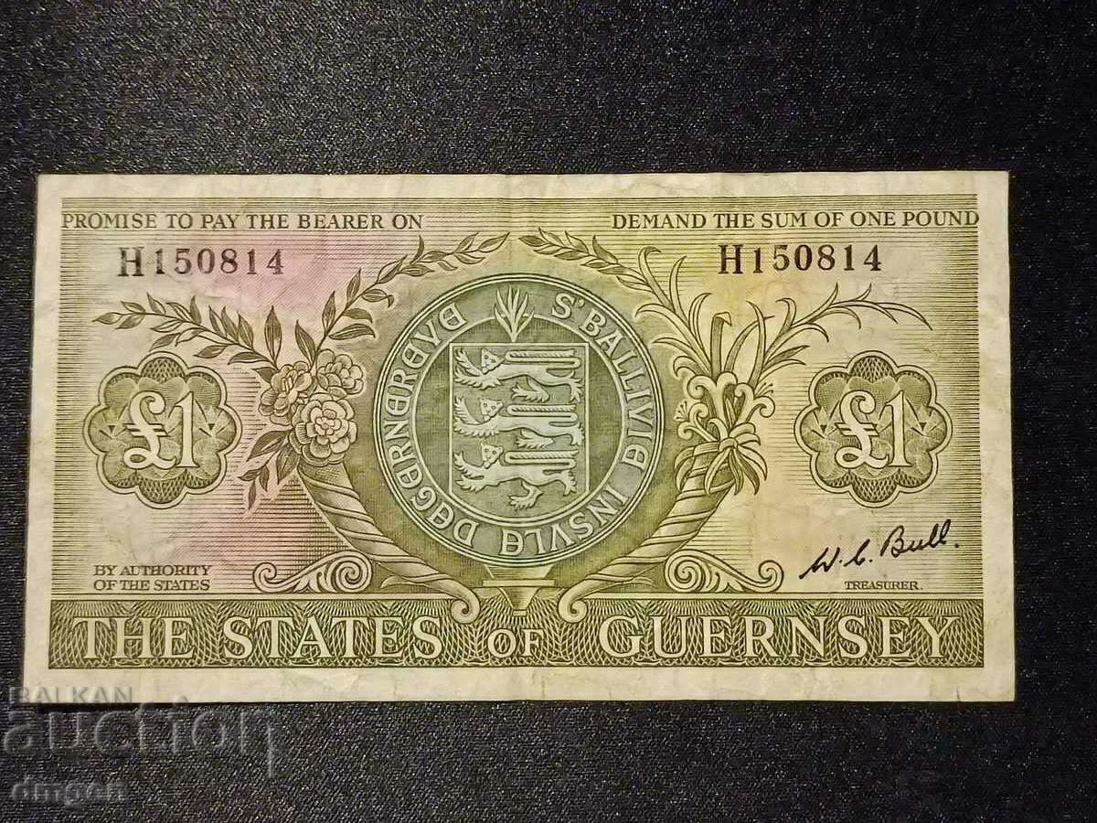1 pound 1969 Guernsey
