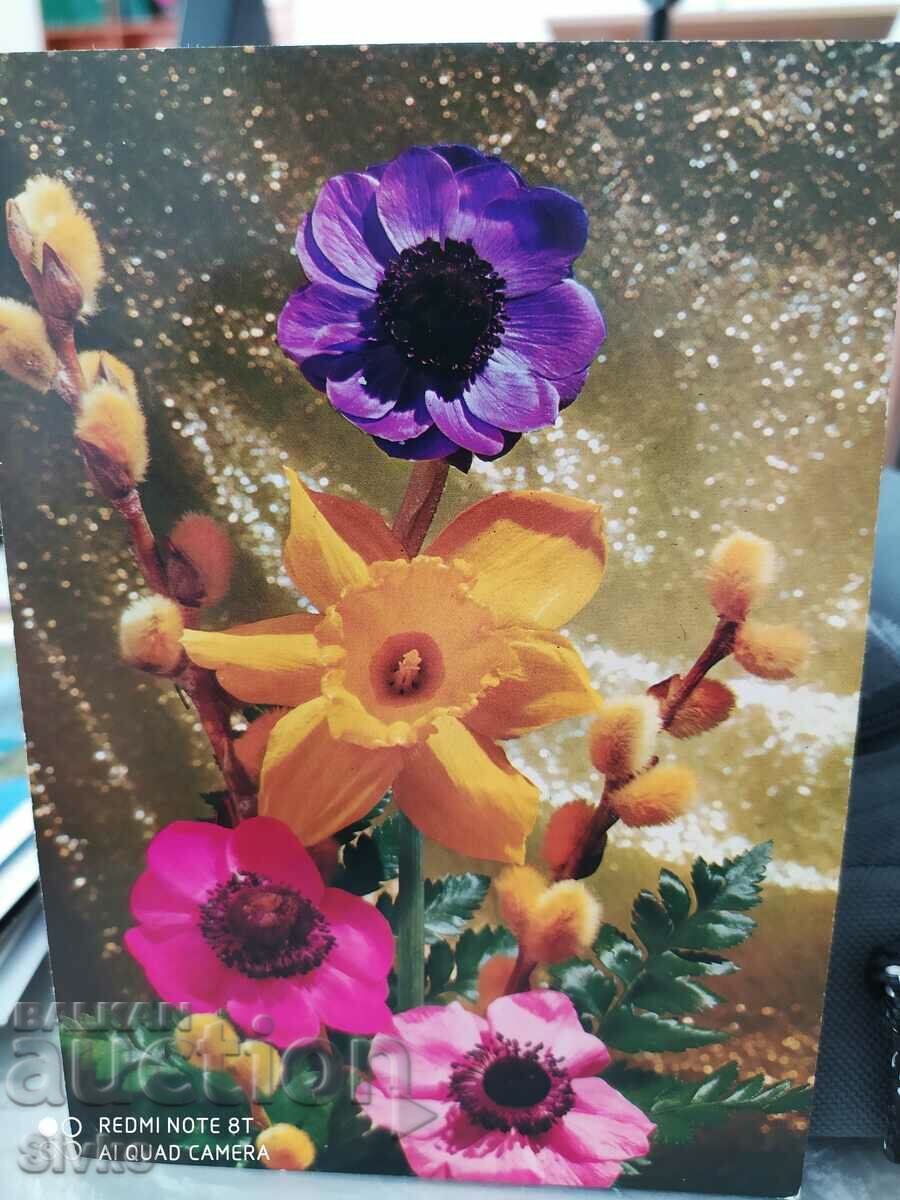 Flowers card 9