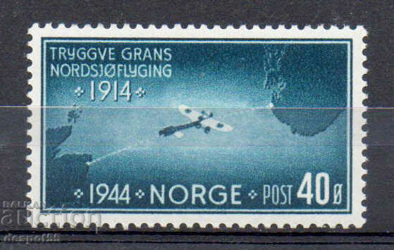 1944. Norvegia. Zborul lui Tryggve Gran peste Marea Nordului.