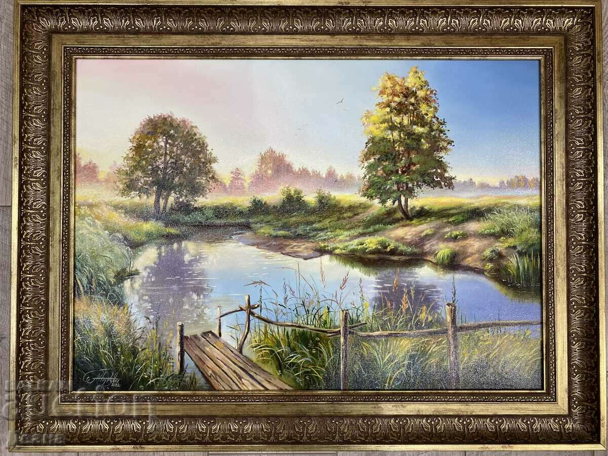 Picture "morning by the lake"