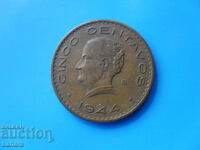 5 centavos 1944 Mexic