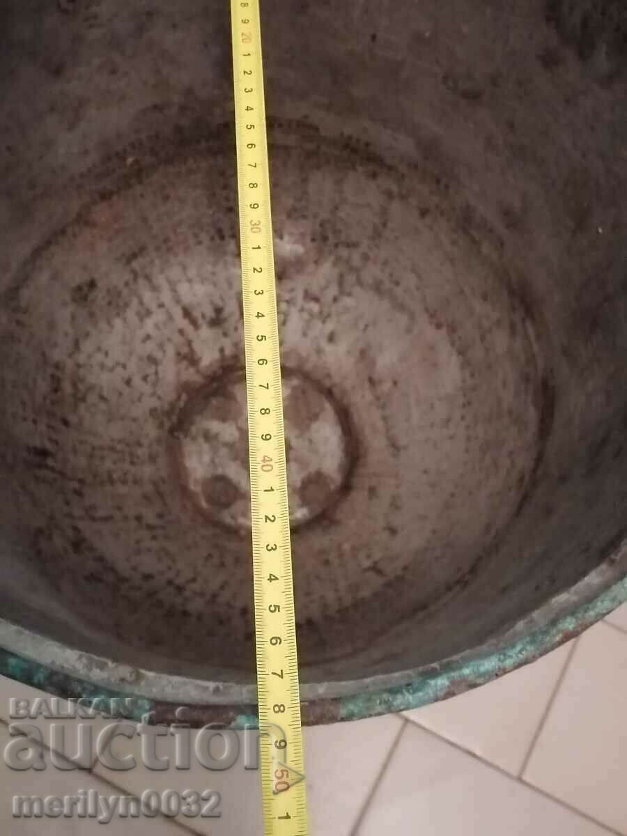Delivery of 143 year old font 48/50cm for water baptism copper copper vessel Delivery of 143 year old font 48/50cm for water baptism copper copper vessel