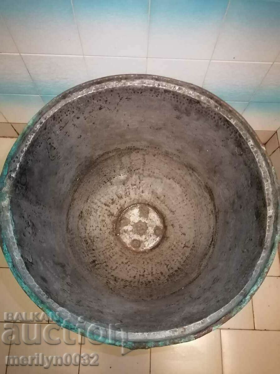 143 year old font 48/50cm for water baptism copper copper vessel - 6 143 year old font 48/50cm for water baptism copper copper vessel - 6