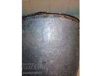143 year old font 48/50cm for water baptism copper copper vessel