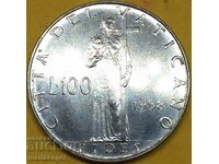 Vatican 100 lire 1958
