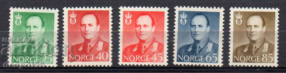 1958-59. Norway. King Olav V.