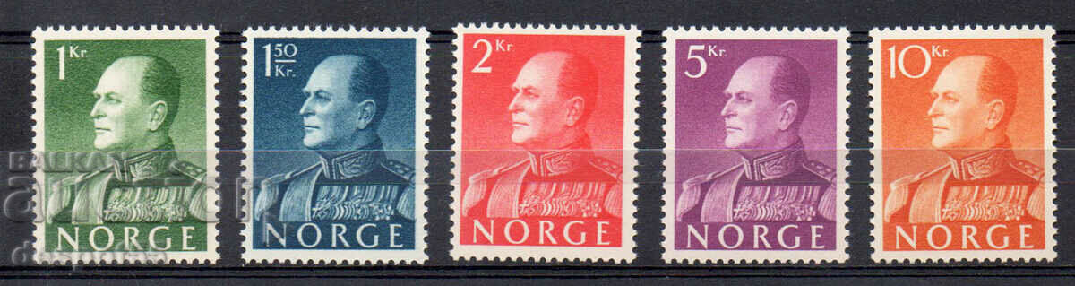 1959. Norway. King Olav V.