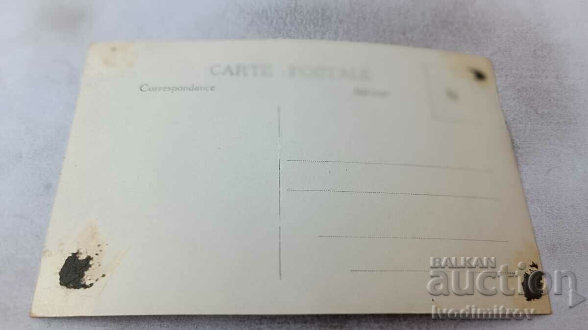 Photo Two circus performers naked to the waist on a model horse with price 4.35 BGN | € 2.22