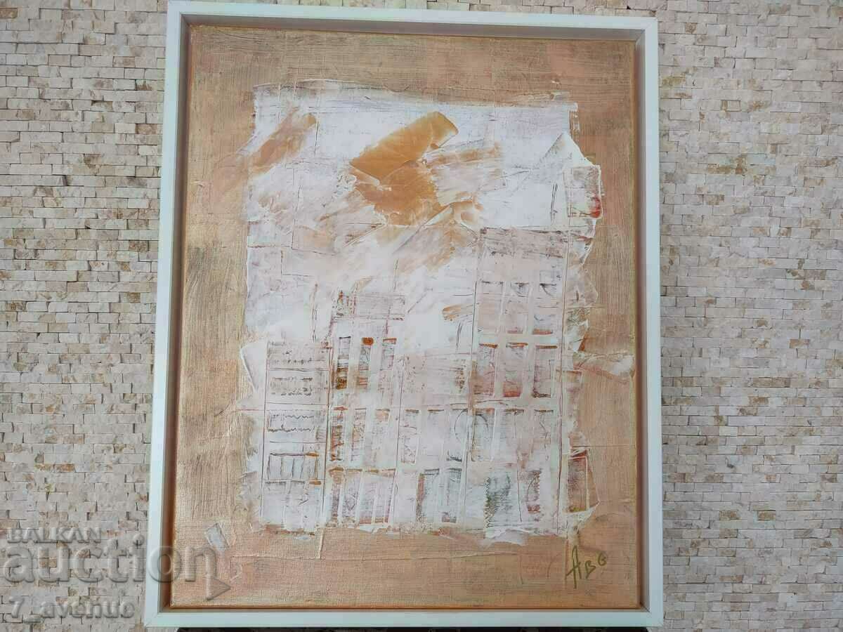 Author's painting - acrylic on canvas, "Euphoria in the White City" - 5 Author's painting - acrylic on canvas, "Euphoria in the White City" - 5