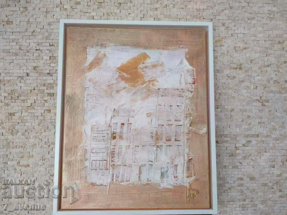 Author's painting - acrylic on canvas, "Euphoria in the White City" Author's painting - acrylic on canvas, "Euphoria in the White City"