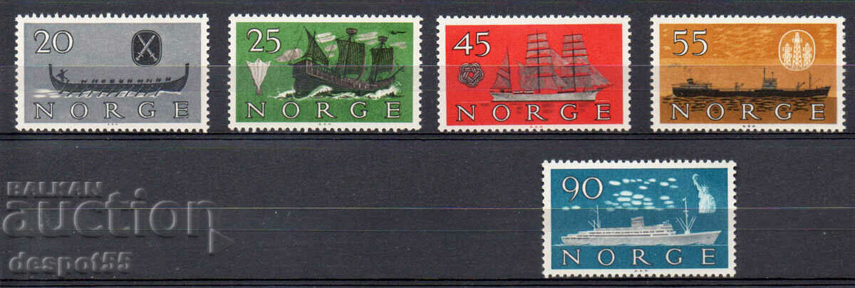 1960. Norway. Ships.
