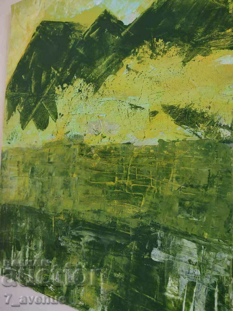 Auction Author's painting - acrylic on canvas "I love this great land" Auction Author's painting - acrylic on canvas "I love this great land"