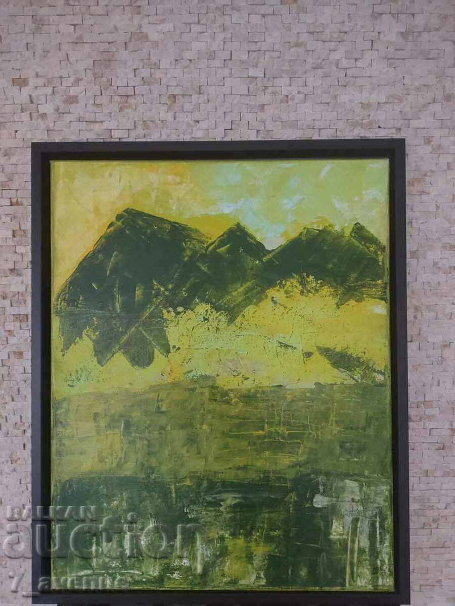 Author's painting - acrylic on canvas "I love this great land" - 5 Author's painting - acrylic on canvas "I love this great land" - 5