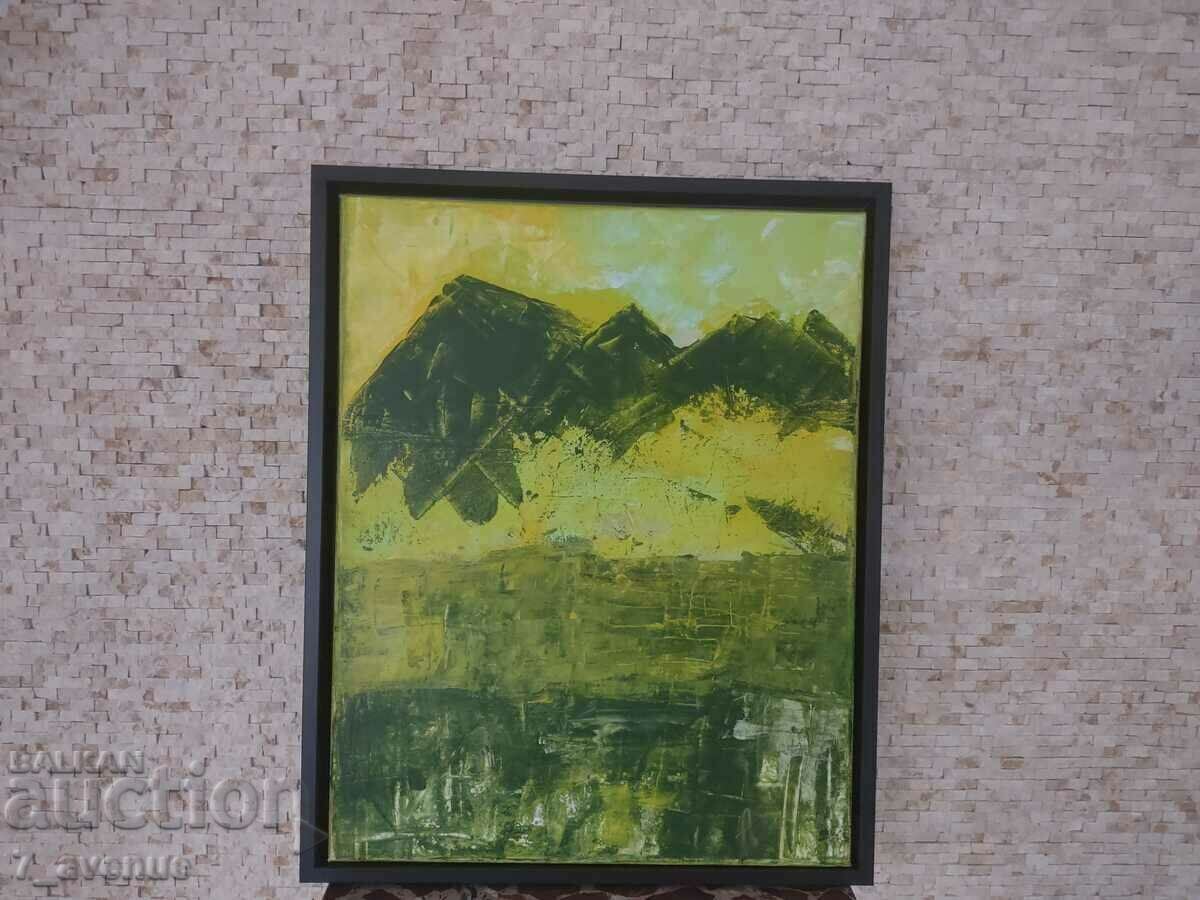 Author's painting - acrylic on canvas "I love this great land" - 6 Author's painting - acrylic on canvas "I love this great land" - 6