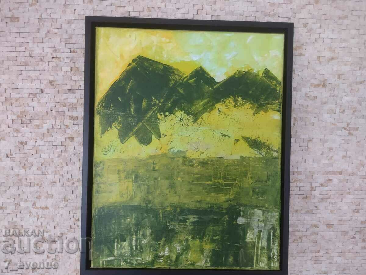 Author's painting - acrylic on canvas "I love this great land" Author's painting - acrylic on canvas "I love this great land"