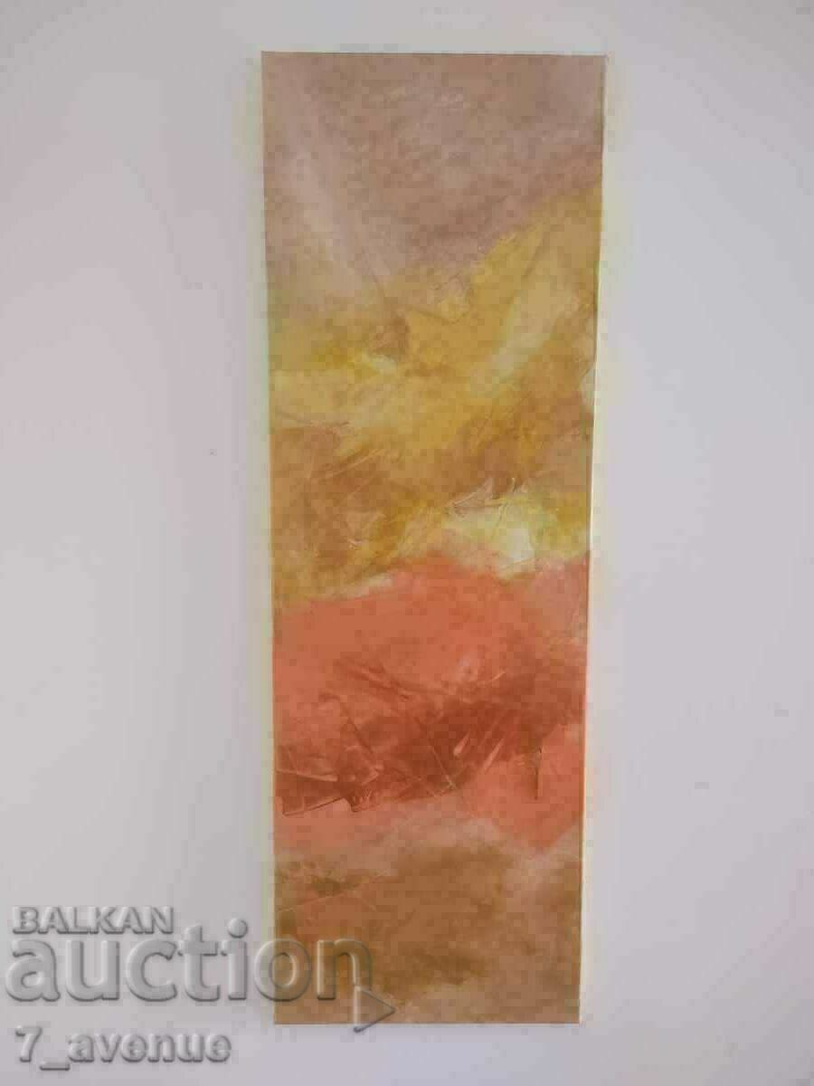 Author's painting - acrylic on canvas "Expression" 90/30 cm with price 1300.00 BGN | € 664.68 Author's painting - acrylic on canvas "Expression" 90/30 cm with price 1300.00 BGN | € 664.68