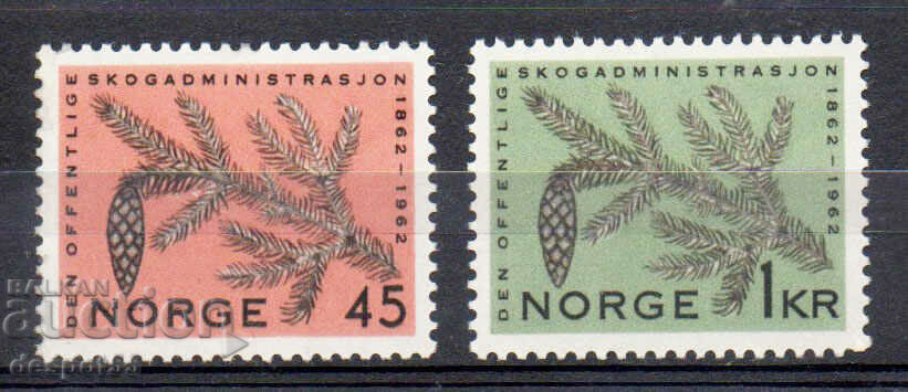1962. Norway. 100 years National Forestry Administration.