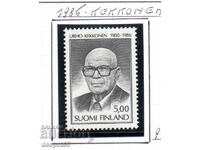 1986. Φινλανδία. Στη μνήμη του Προέδρου Urho Kaleva Kekonen.