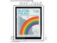 1986. Финландия. Международна година на мира.