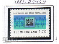 1987. Финландия. 100-годишнина на пощенската банка.