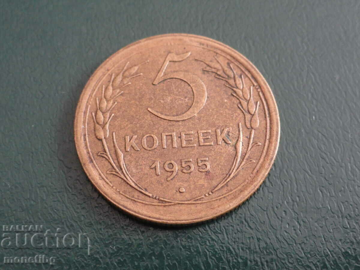 Rusia (URSS) 1955 - 5 copeici - 5 Rusia (URSS) 1955 - 5 copeici - 5
