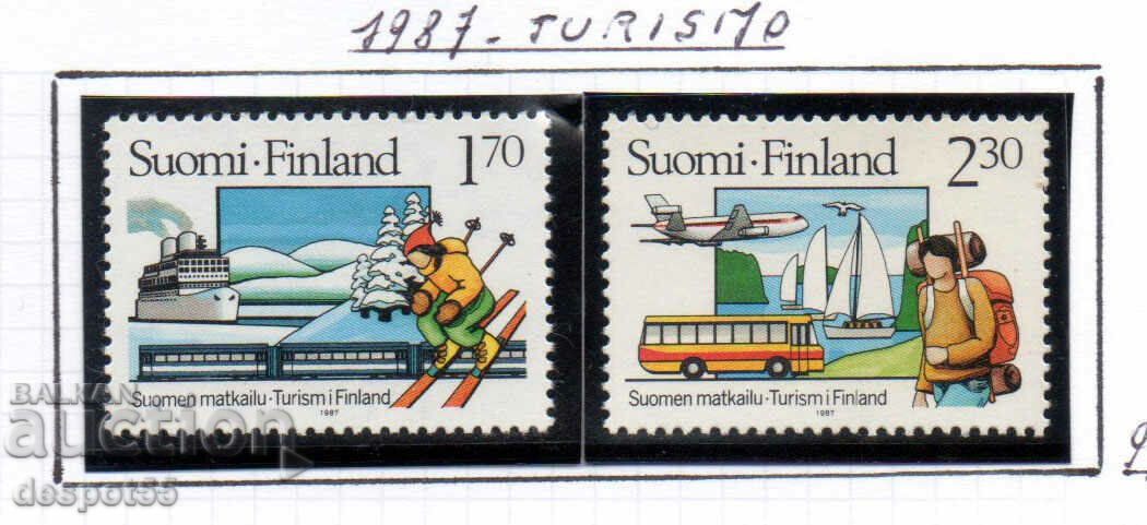 1987. Finland. Tourism in Finland.
