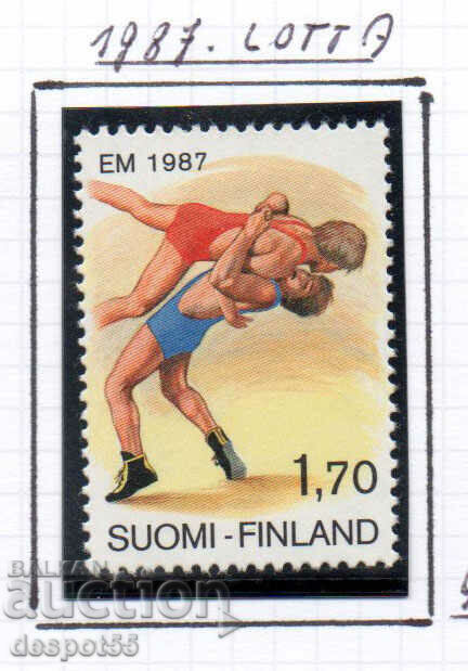 1987. Finland. European Wrestling Championship.