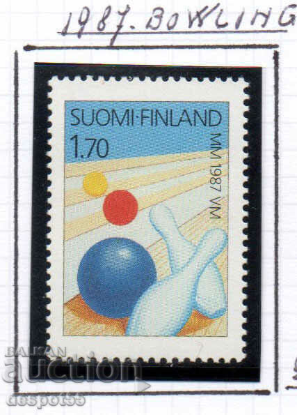 1987. Finland. World Bowling Championship.