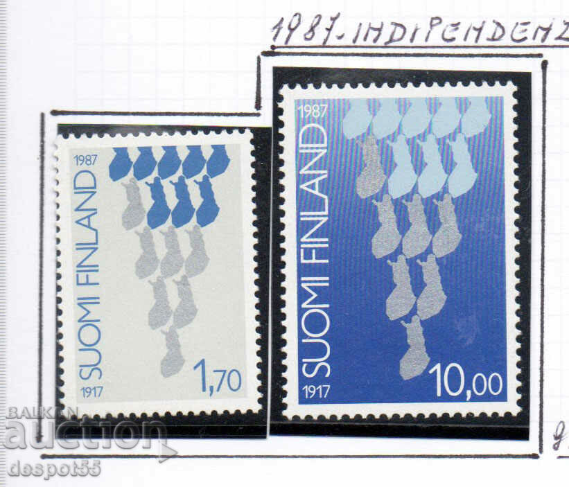1987. Finland. 70th anniversary of independence.