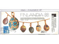 1988. Finlanda. Biletul de intrare original FINLANDIA '88.