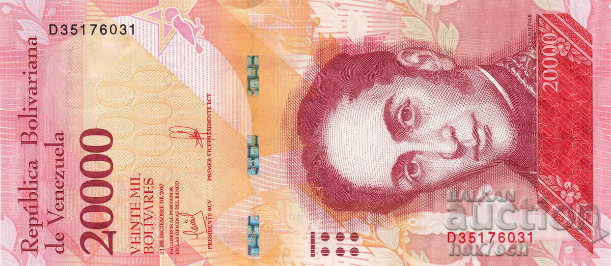 ❤️ ⭐ Venezuela 2017 20000 Bolivar UNC new ⭐ ❤️ with price 2.99 BGN | € 1.53 ❤️ ⭐ Venezuela 2017 20000 Bolivar UNC new ⭐ ❤️ with price 2.99 BGN | € 1.53