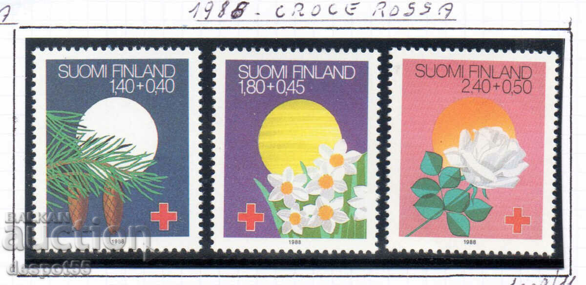 1988. Finland. Red Cross – Christmas, Easter and New Year's Day.