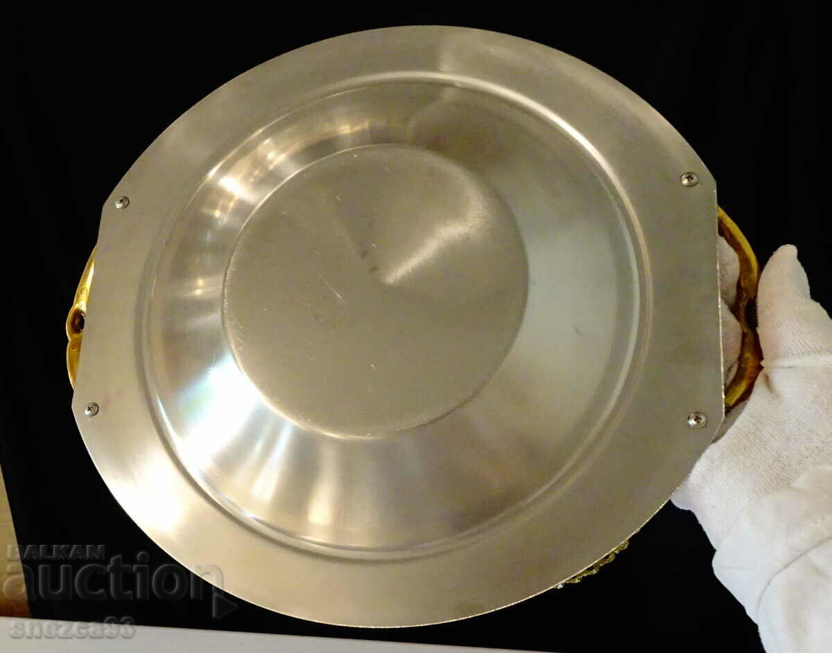 Fruitiera, serving dish with 24 carat gold. - 5 Fruitiera, serving dish with 24 carat gold. - 5