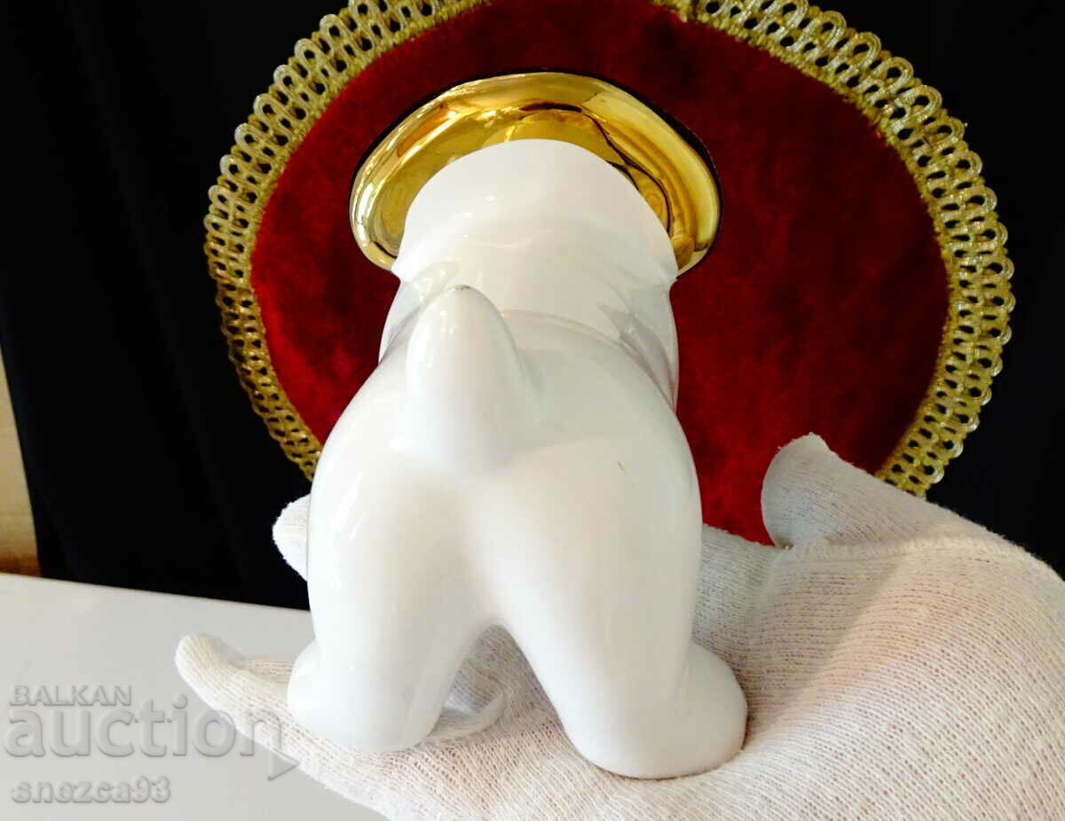 Portselanova figura Kuche,KPM,zlato,etiket. - 5 Portselanova figura Kuche,KPM,zlato,etiket. - 5