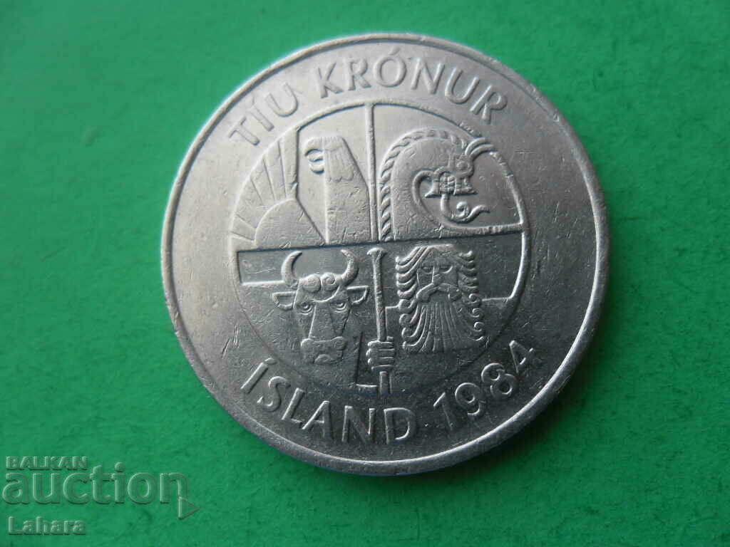 10 kroner 1984 Iceland with price 1.90 BGN | € 0.97 10 kroner 1984 Iceland with price 1.90 BGN | € 0.97