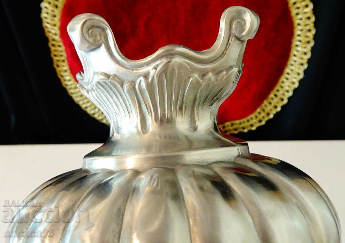 Baroque tin jug 750 g, marking. - 6 Baroque tin jug 750 g, marking. - 6