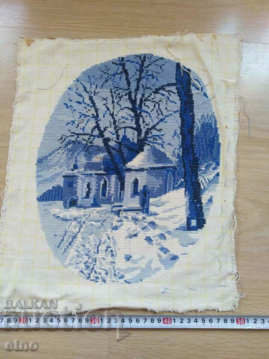 Licitație TAPISRIE VECHE „IARNA, CAPELĂ” Licitație TAPISRIE VECHE „IARNA, CAPELĂ”