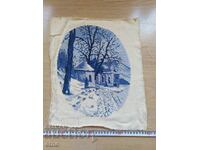 OLD TAPESTRY "WINTER, CHAPEL"