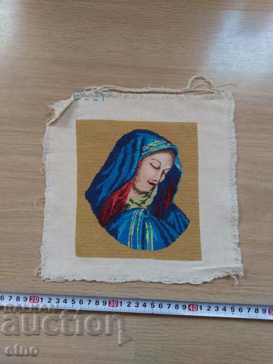 OLD TAPESTRY, ICON "VIRGIN, MADONNA" with price 40.00 BGN | € 20.45