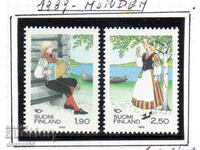 1989. Finland. Northern edition - Folk costumes.