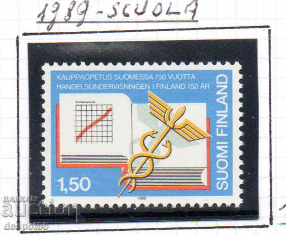 1989 Финландия. 150 г. преподаване на търговия във Финландия
