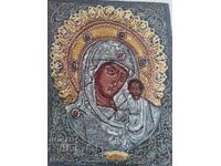 OLD TAPESTRY, ICON "VIRGIN MARY WITH CHILD"